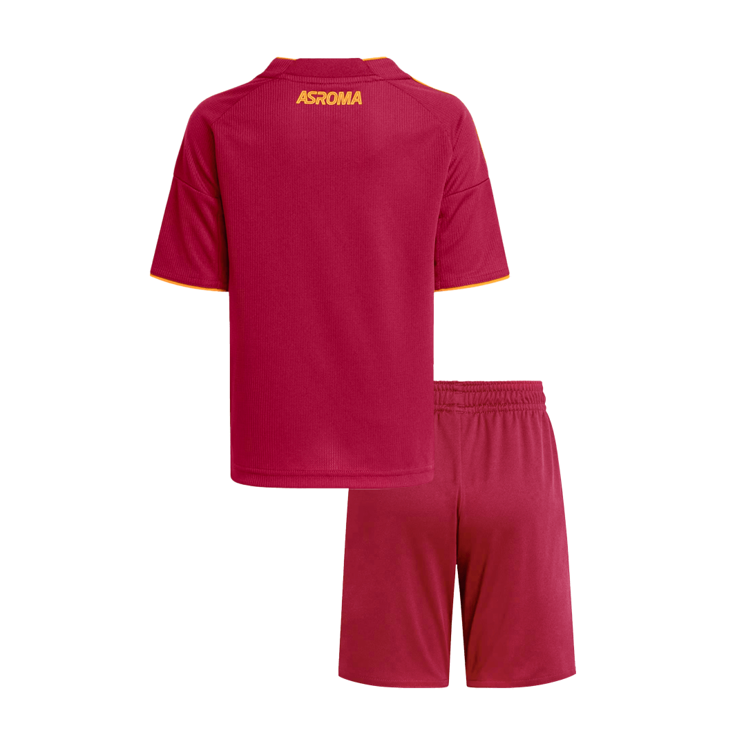 Kid's Roma Home Soccer Jersey Kit 25/26 Red - gojersey