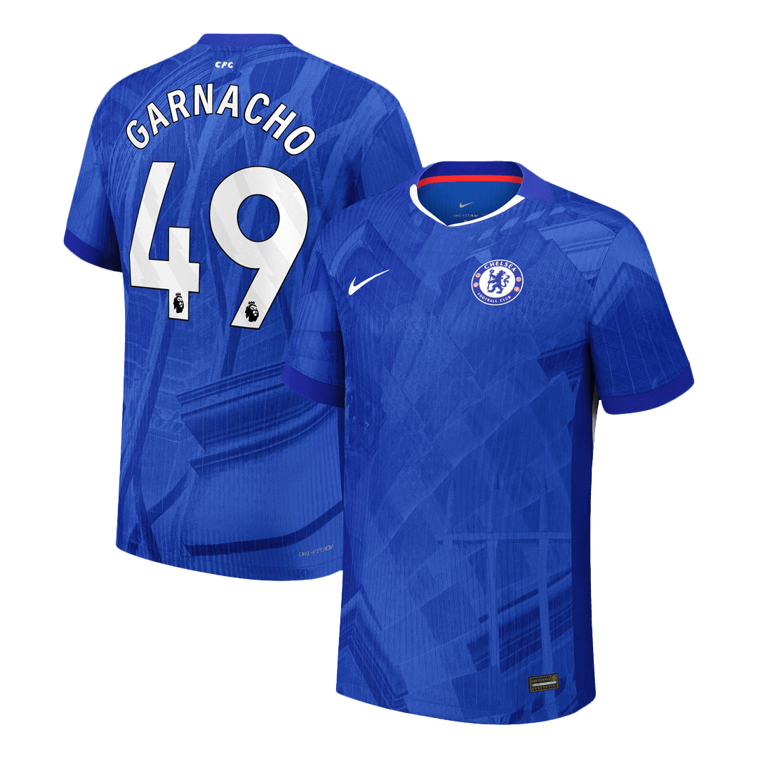 GARNACHO #49 Authentic Chelsea Home Soccer Jersey 2025/26 Blue - gojersey
