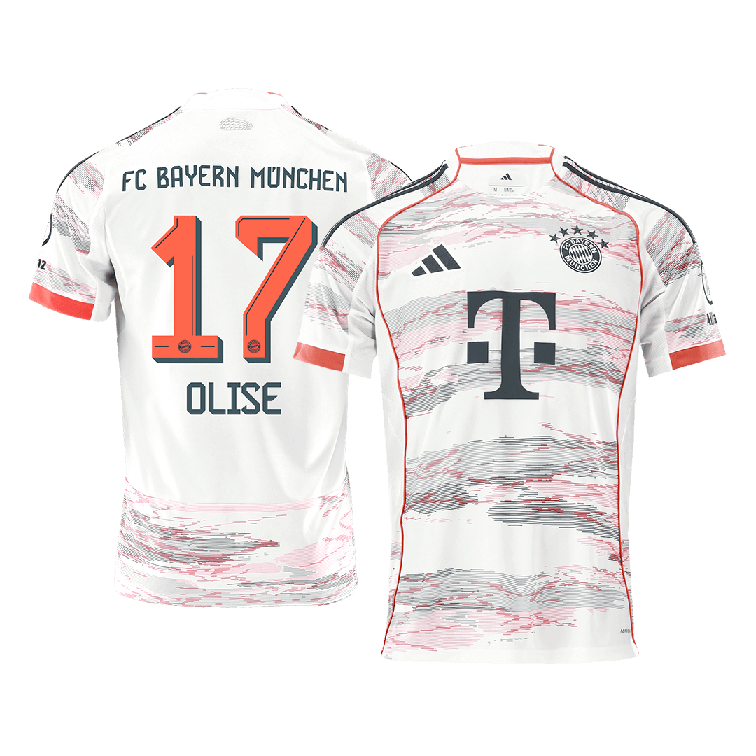Bayern Munich OLISE #17 Away Soccer Jersey 2025/26 - gojersey