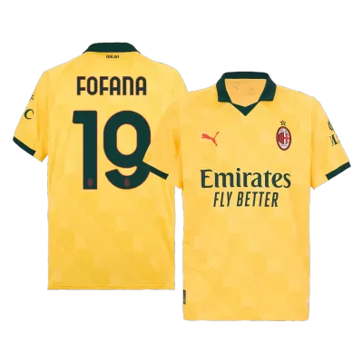 AC Milan FOFANA #19 Third Away Soccer Jersey 2025/26 - gojersey