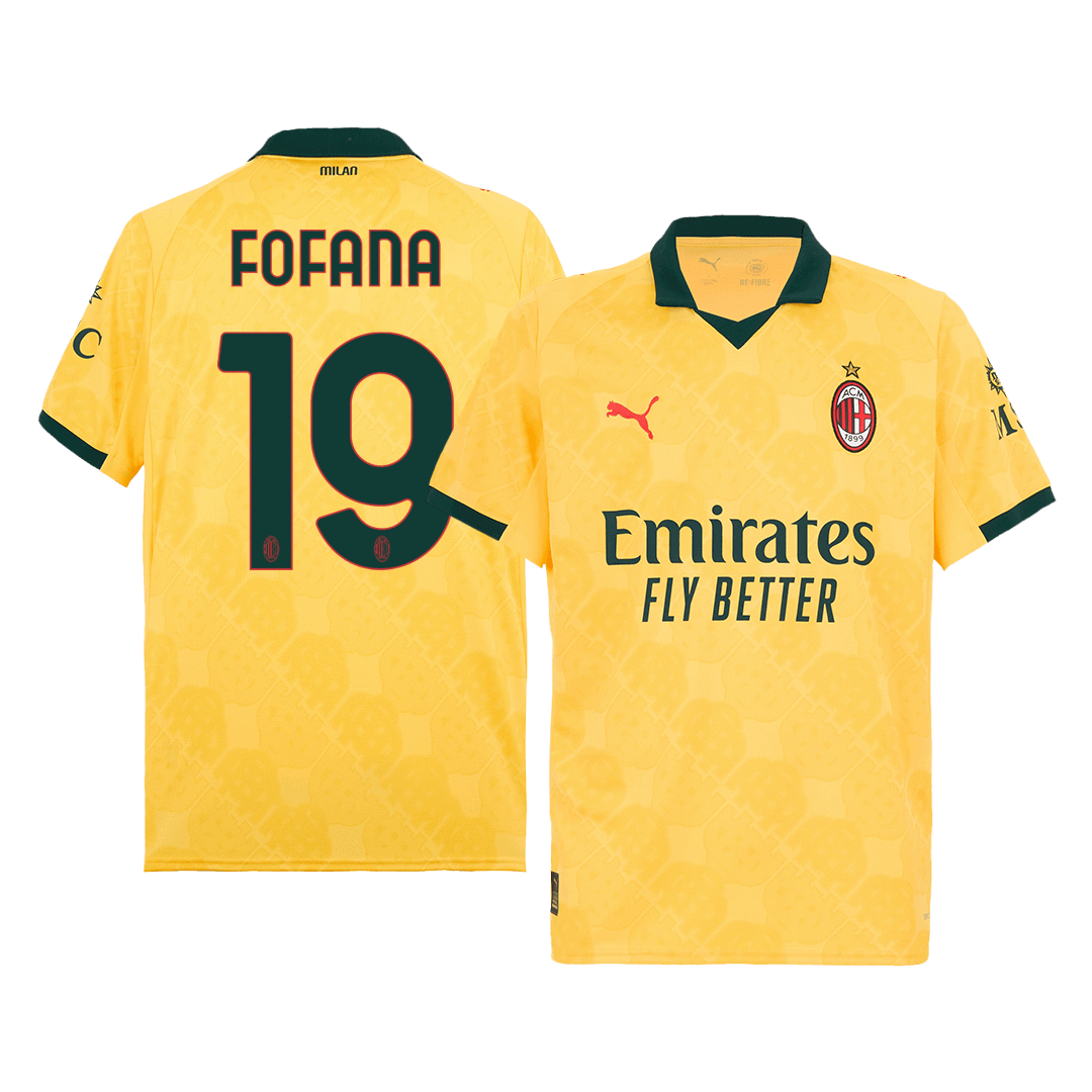 AC Milan FOFANA #19 Third Away Soccer Jersey 2025/26 - gojersey