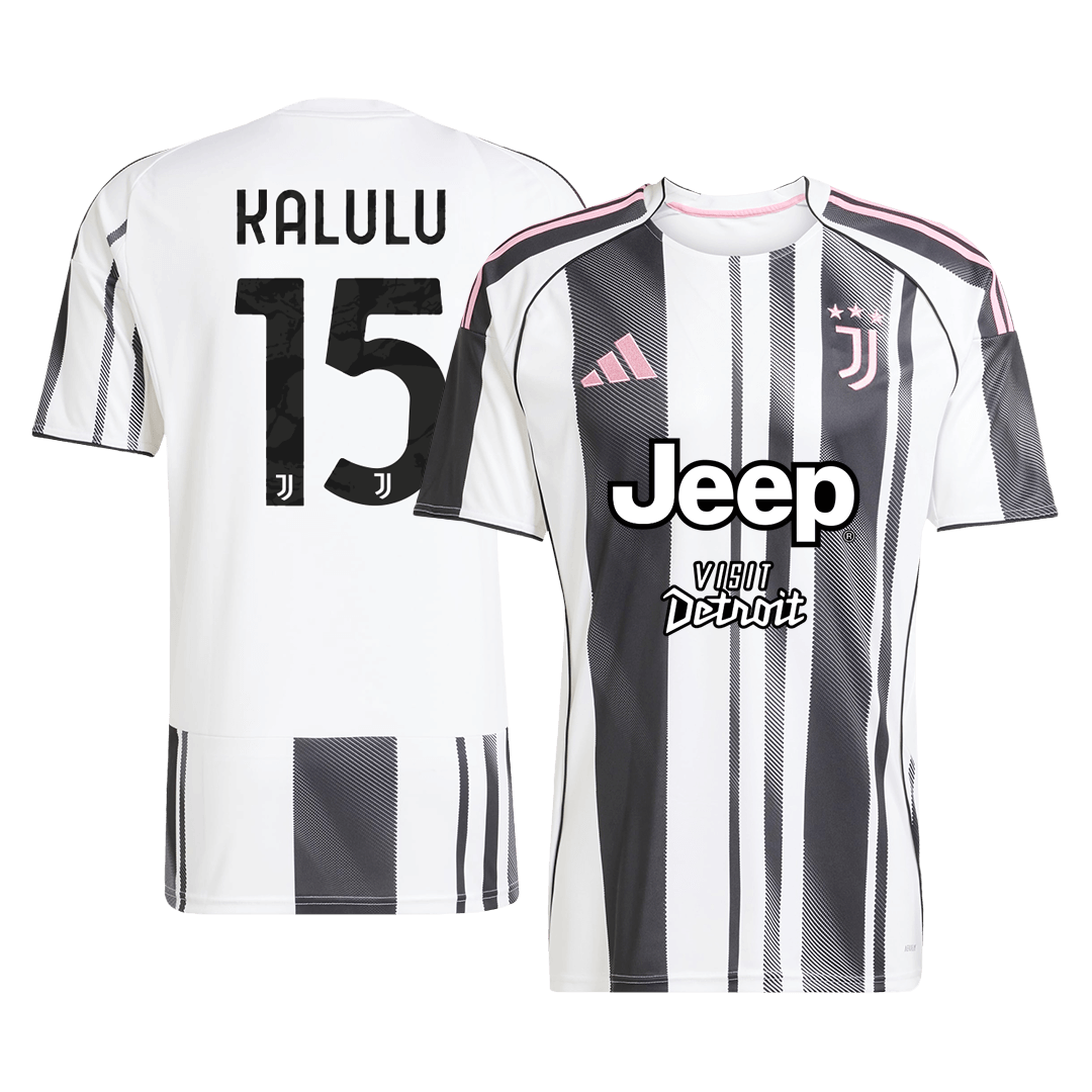 Juventus KALULU #15 Home Soccer Jersey 2025/26 - gojersey