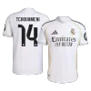 TCHOUAMENI #14 Authentic Real Madrid Home Soccer Jersey 2025/26 White - gojersey