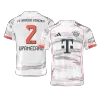 UPAMECANO #2 Authentic Bayern Munich Away Soccer Jersey 2025/26 White - gojersey