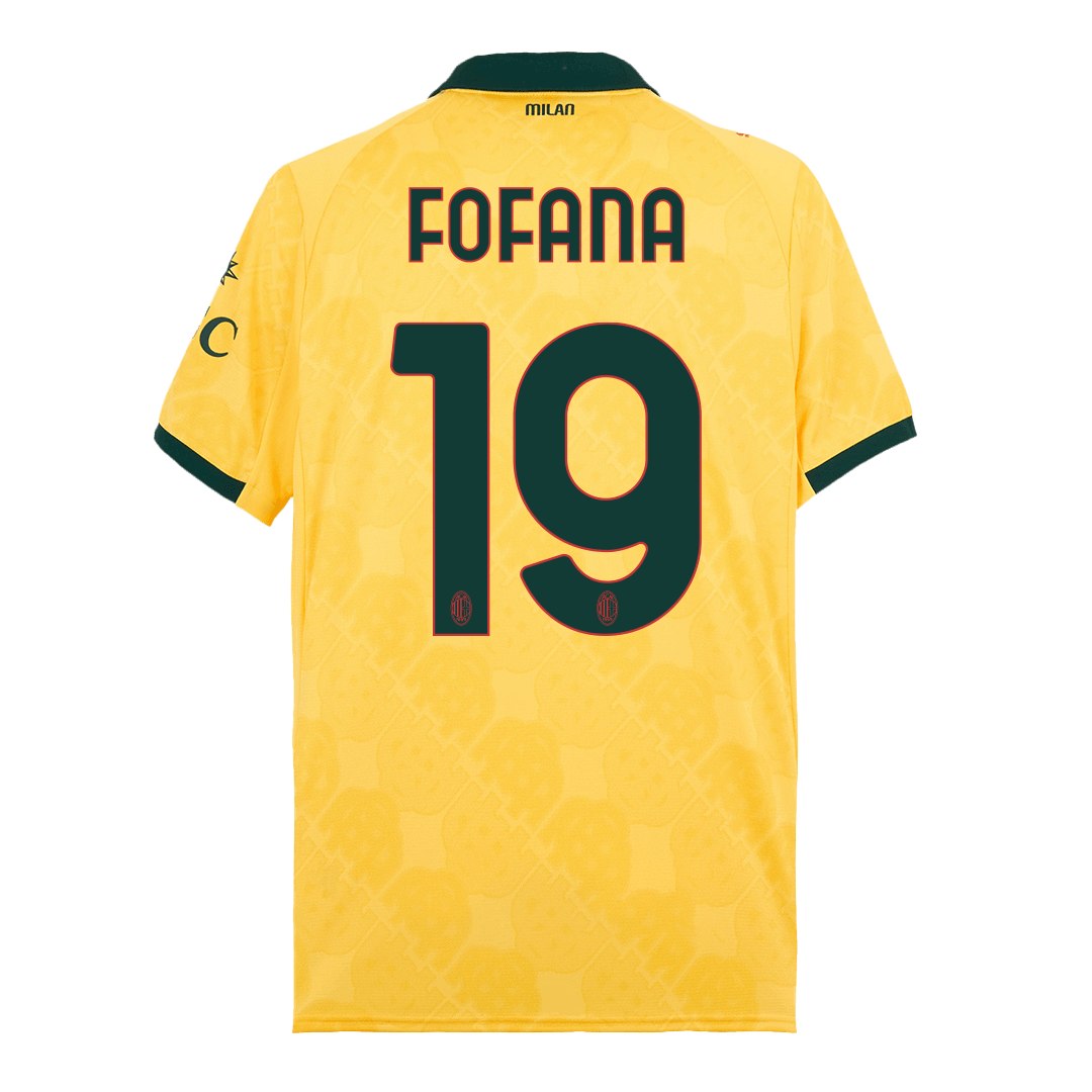 AC Milan FOFANA #19 Third Away Soccer Jersey 2025/26 - gojersey