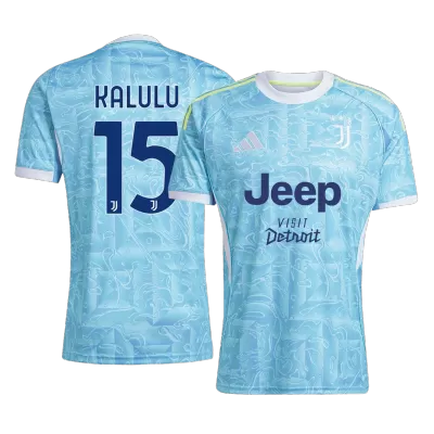 Juventus KALULU #15 Away Soccer Jersey 2025/26 - gojersey
