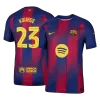 KOUNDE #23 Authentic Barcelona Home Soccer Jersey 2025/26 Red&Blue - UCL - gojersey