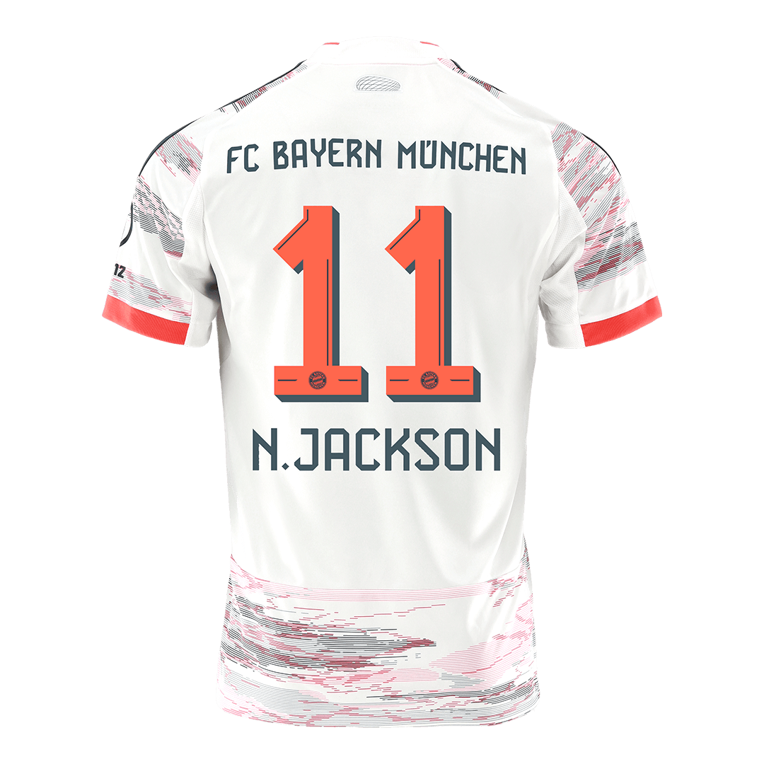 Bayern Munich N.JACKSON #11 Away Soccer Jersey 2025/26 - gojersey
