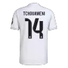TCHOUAMENI #14 Authentic Real Madrid Home Soccer Jersey 2025/26 White - gojersey