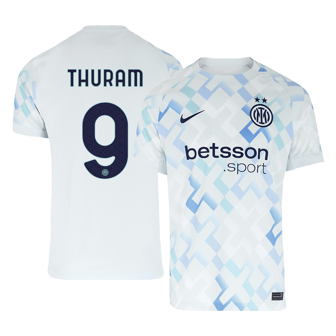 Inter Milan THURAM #9 Away Soccer Jersey 2025/26 - gojersey