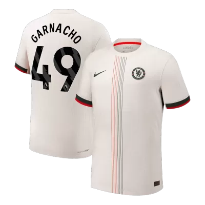 GARNACHO #49 Authentic Chelsea Away Soccer Jersey 2025/26 White - gojersey