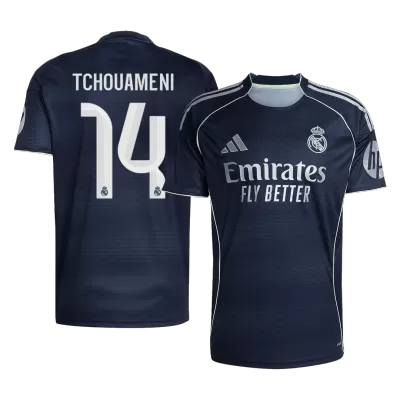 Real Madrid TCHOUAMENI #14 Away Soccer Jersey 2025/26 - gojersey