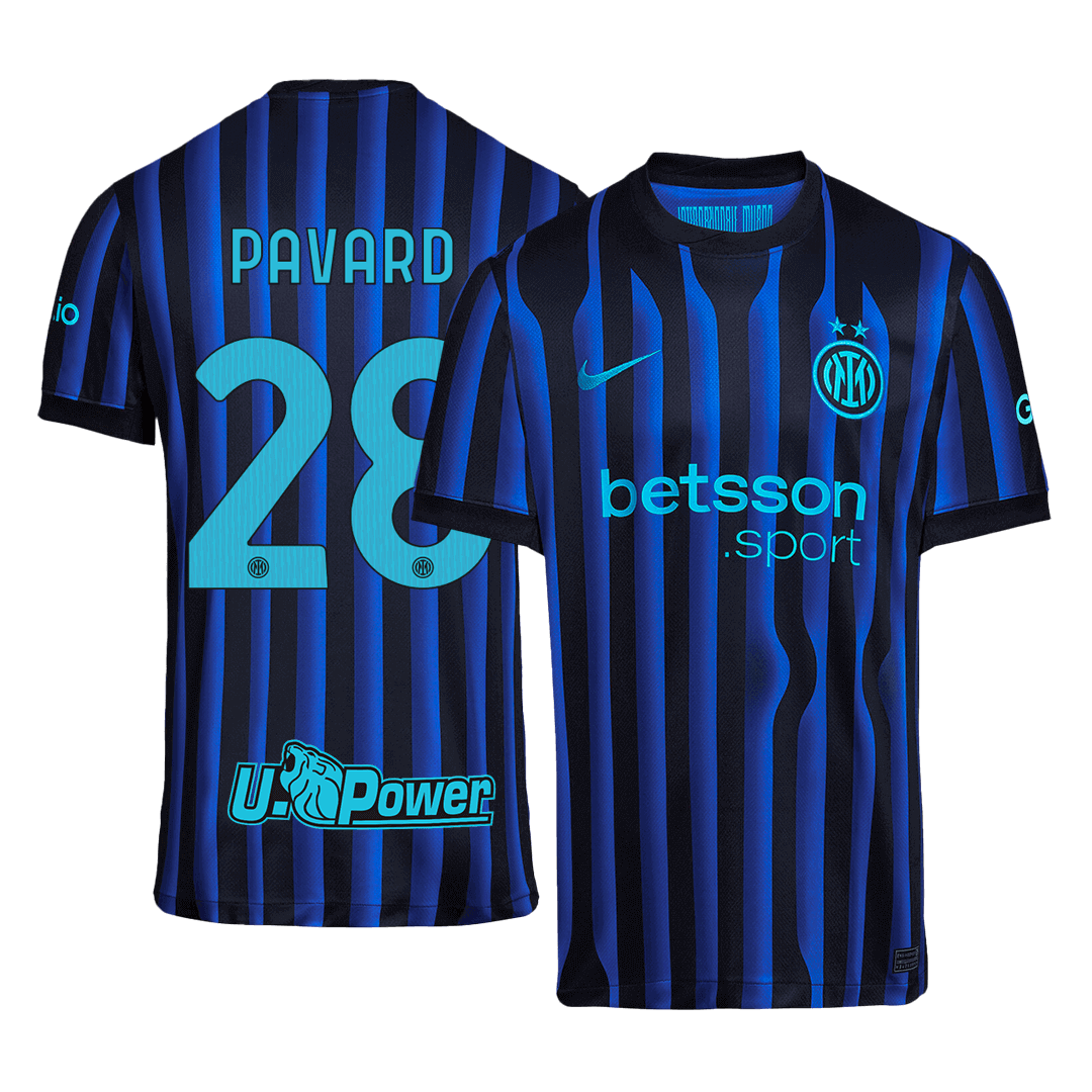 Inter Milan PAVARD #28 Home Soccer Jersey 2025/26 - gojersey