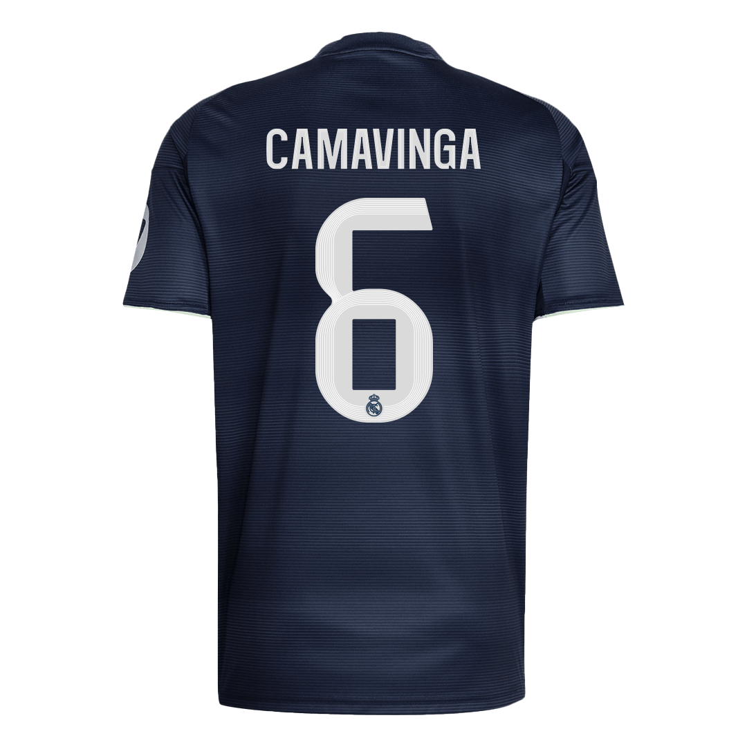 Real Madrid CAMAVINGA #6 Away Soccer Jersey 2025/26 - gojersey