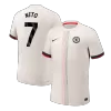 NETO #7 Authentic Chelsea Away Soccer Jersey 2025/26 White - gojersey