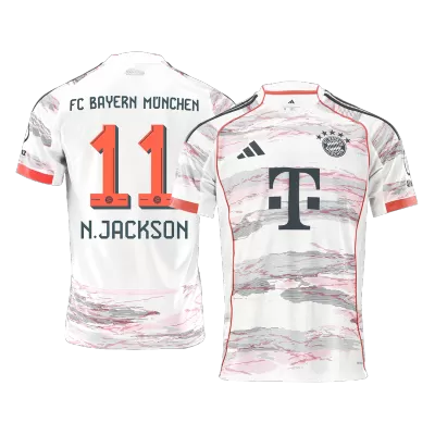 Bayern Munich N.JACKSON #11 Away Soccer Jersey 2025/26 - gojersey