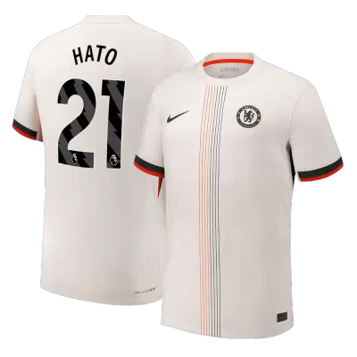 HATO #21 Authentic Chelsea Away Soccer Jersey 2025/26 White - gojersey