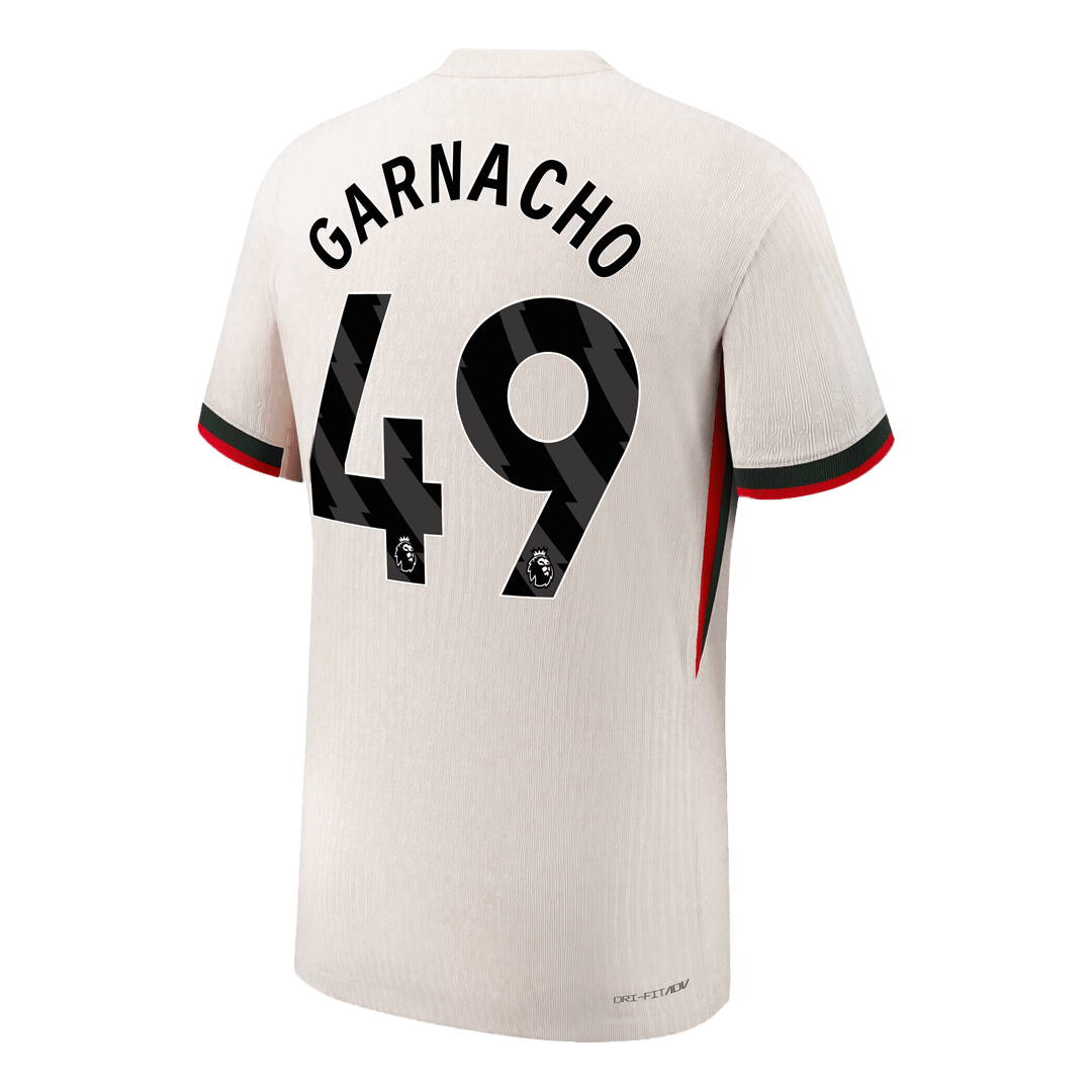 GARNACHO #49 Authentic Chelsea Away Soccer Jersey 2025/26 White - gojersey