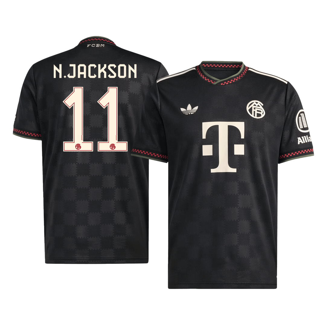 Bayern Munich N.JACKSON #11 Third Away Soccer Jersey 2025/26 - gojersey