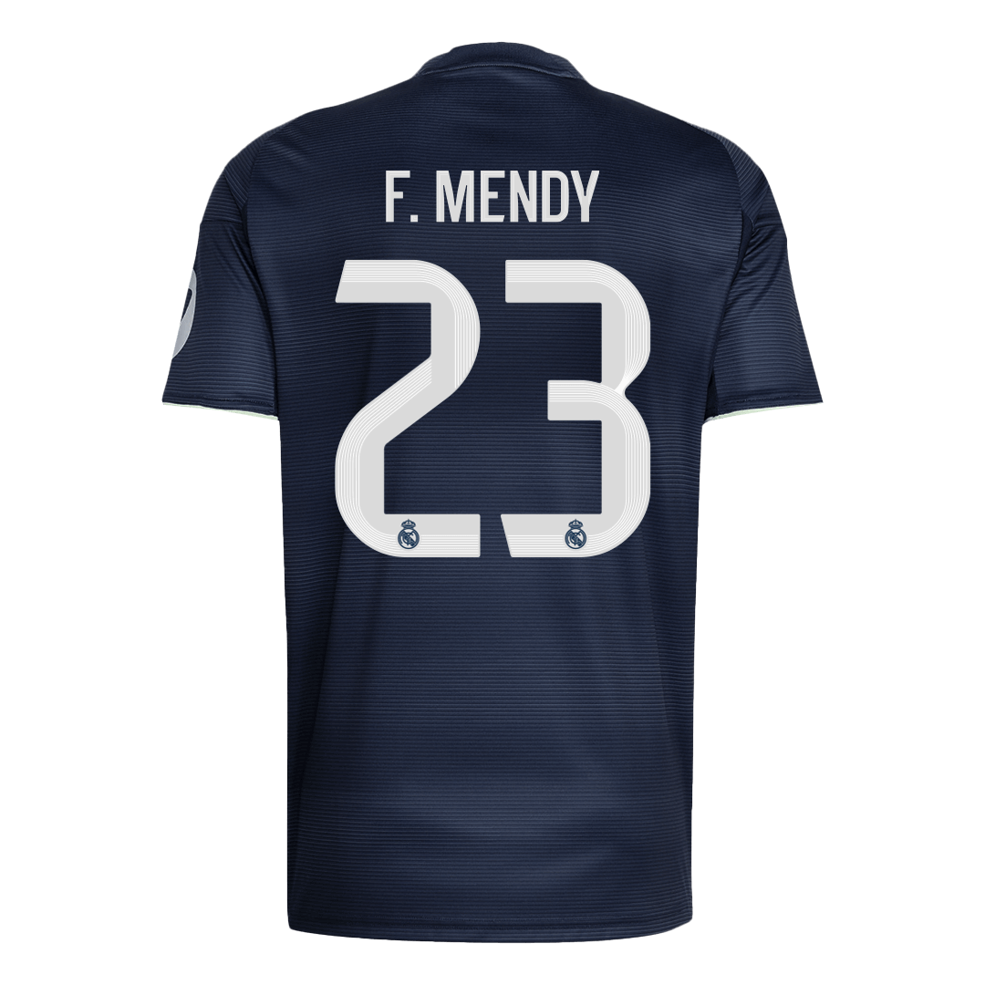 Real Madrid F.MENDY #23 Away Soccer Jersey 2025/26 - gojersey