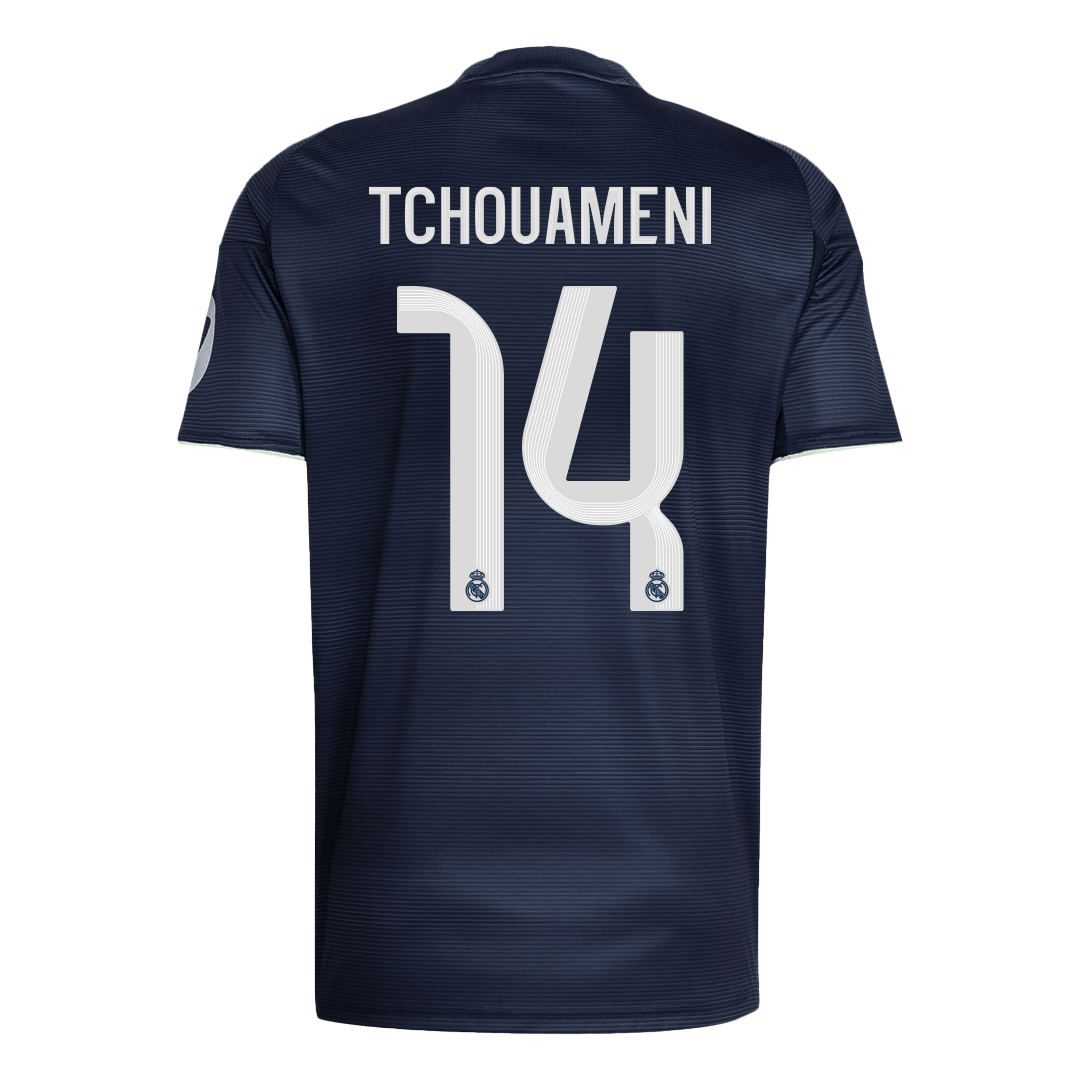 Real Madrid TCHOUAMENI #14 Away Soccer Jersey 2025/26 - gojersey