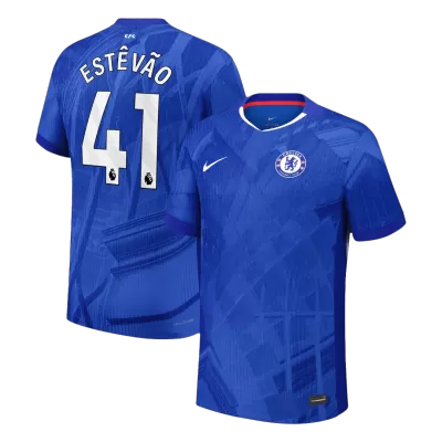 ESTÊVÃO #41 Authentic Chelsea Home Soccer Jersey 2025/26 Blue - gojersey