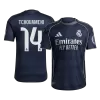 TCHOUAMENI #14 Authentic Real Madrid Away Soccer Jersey 2025/26 Navy - gojersey