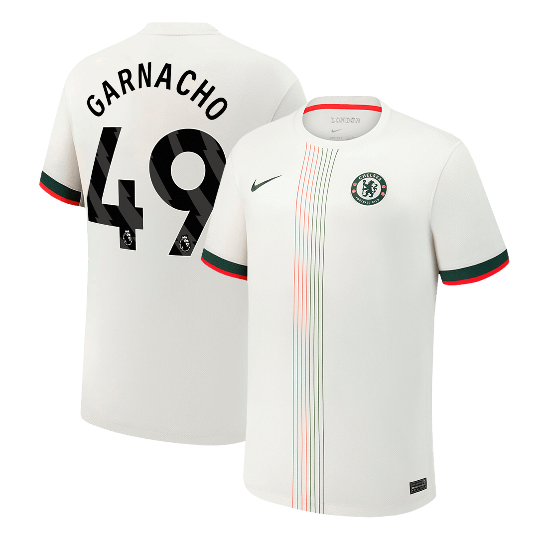 Chelsea GARNACHO #49 Away Soccer Jersey 2025/26 - gojersey