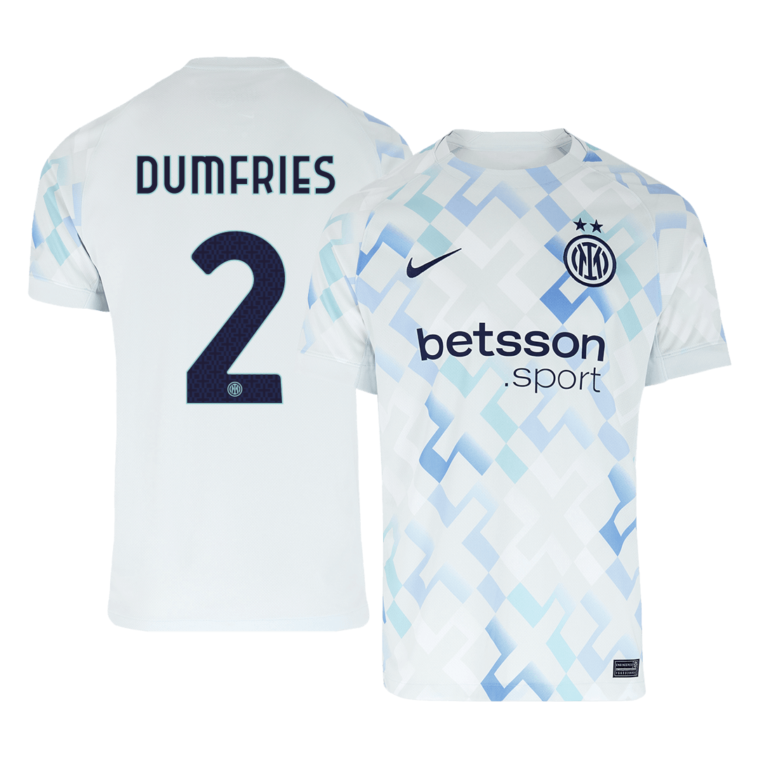Inter Milan DUMFRIES #2 Away Soccer Jersey 2025/26 - gojersey