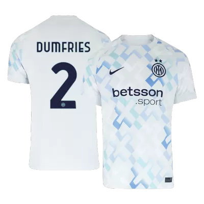 Inter Milan DUMFRIES #2 Away Soccer Jersey 2025/26 - gojersey