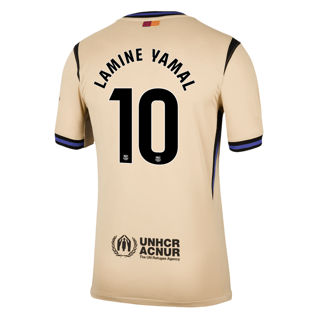 Barcelona LAMINE YAMAL #10 Away Soccer Jersey 2025/26 - gojersey