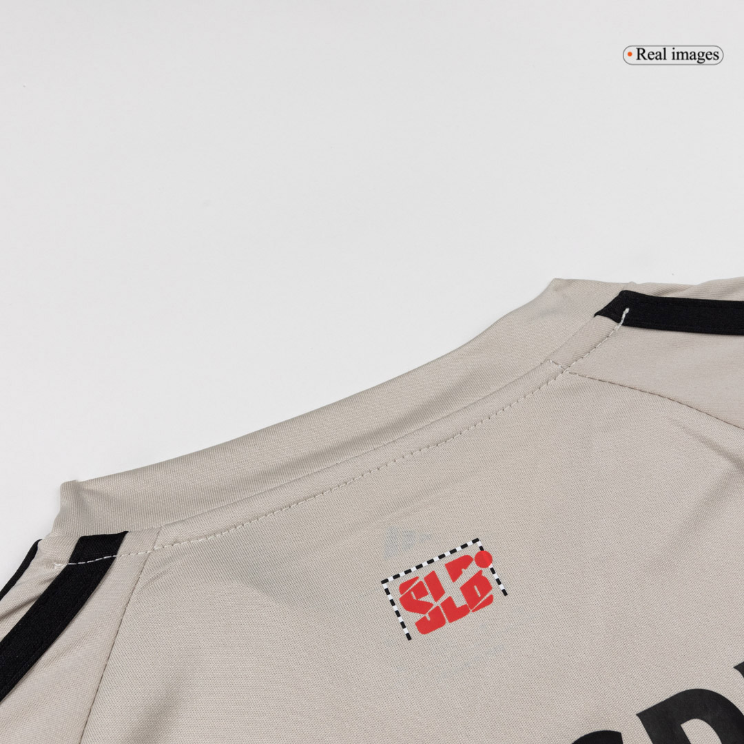 Kid's Benfica Away Soccer Jersey Kit 25/26 Beige - gojersey