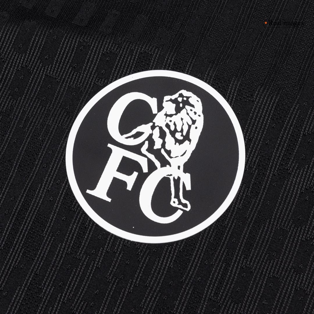 Authentic Chelsea Third Away Soccer Jersey 25/26 Black - gojersey