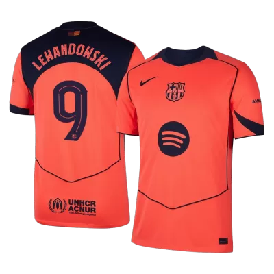 Barcelona LEWANDOWSKI #9 Third Away Soccer Jersey 2025/26 - UCL Edition - gojersey