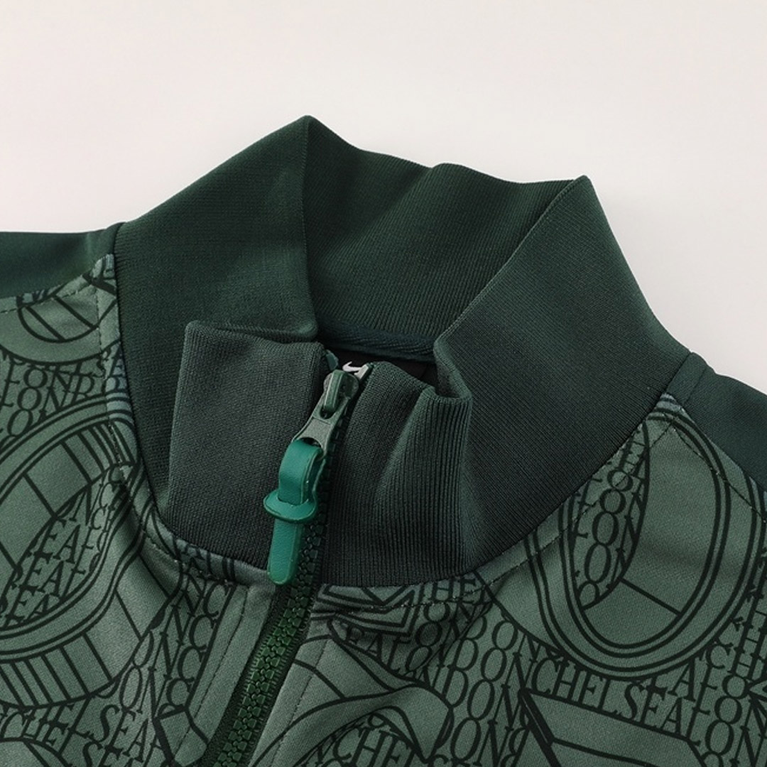25/26 Chelsea Training Jacket Green - gojersey