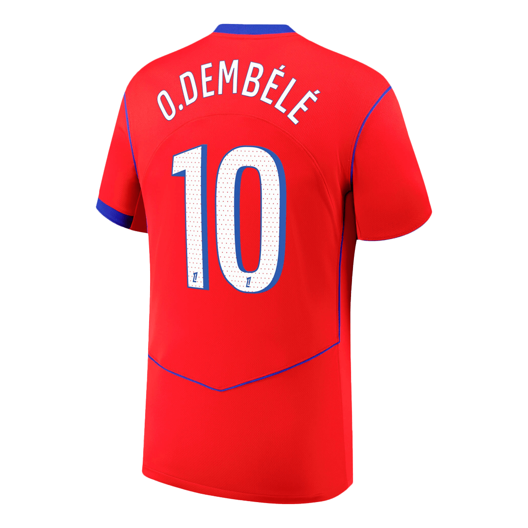 2025/26 PSG O.DEMBÉLÉ #10 Third Away Soccer Jersey - gojersey