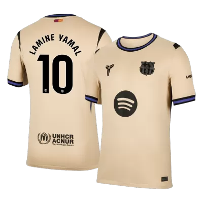 Barcelona LAMINE YAMAL #10 Away Soccer Jersey 2025/26 - gojersey