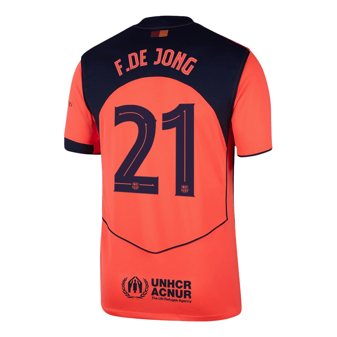 Barcelona F.DE JONG #21 Third Away Soccer Jersey 2025/26 - UCL Edition - gojersey