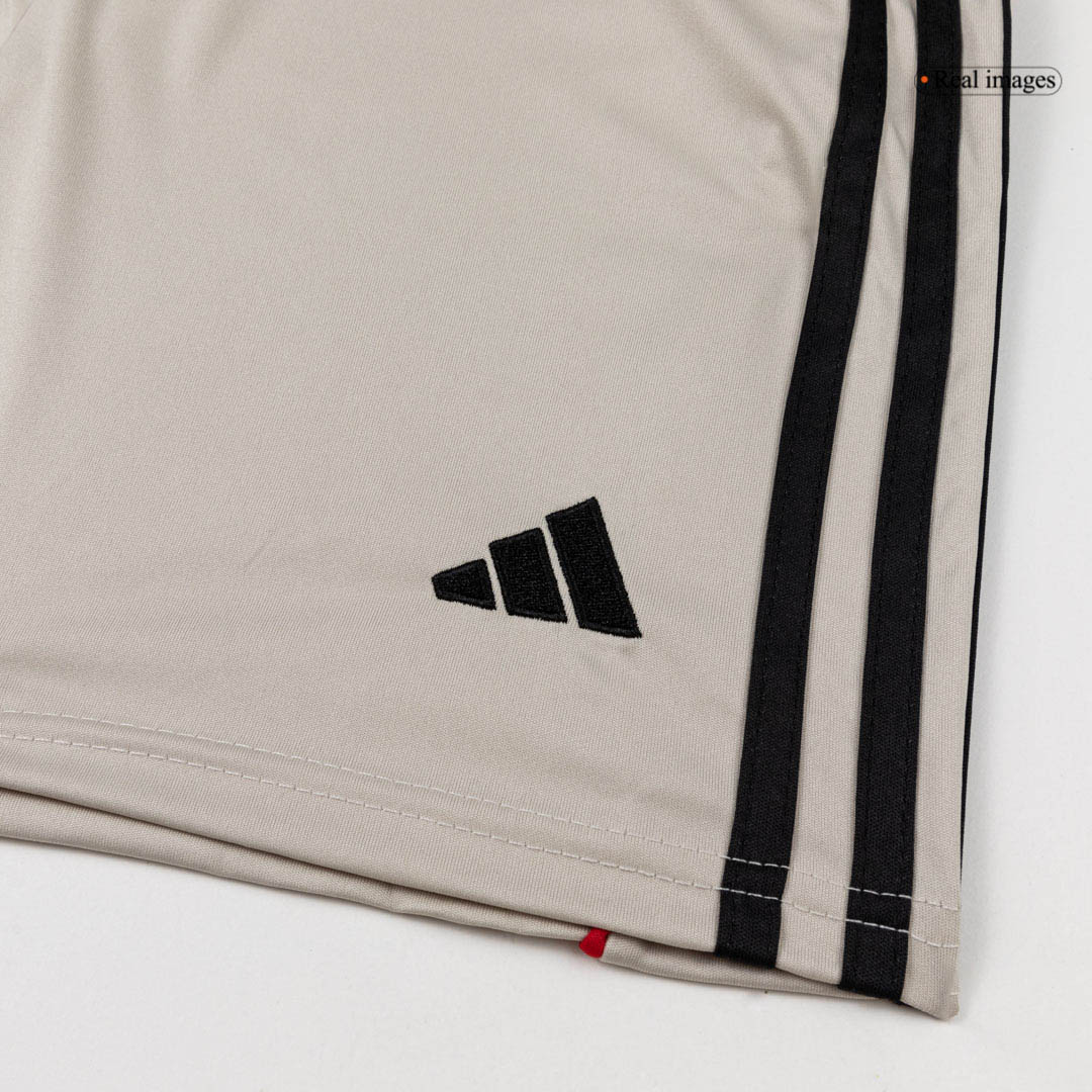 Kid's Benfica Away Soccer Jersey Kit 25/26 Beige - gojersey