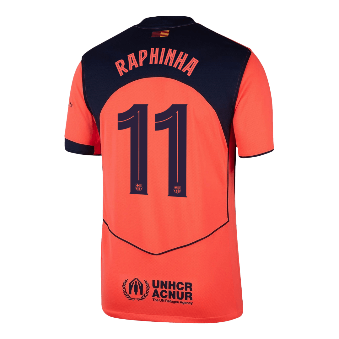 Barcelona RAPHINHA #11 Third Away Soccer Jersey 2025/26 - UCL Edition - gojersey