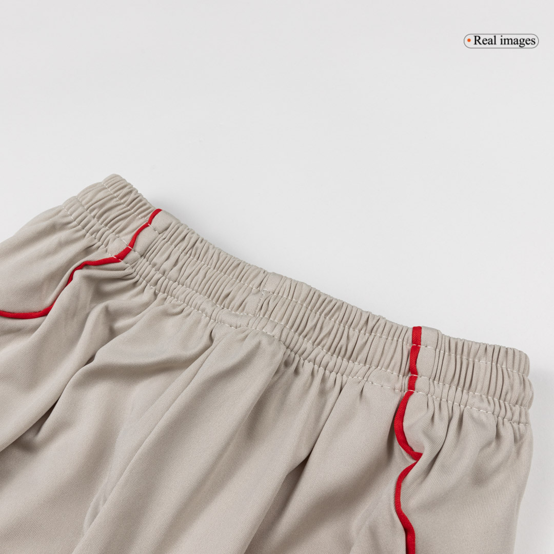 Kid's Benfica Away Soccer Jersey Kit 25/26 Beige - gojersey