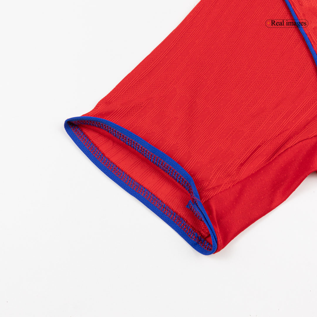 25/26 O.DEMBÉLÉ #10 Authentic PSG Third Away Soccer Jersey Red - gojersey