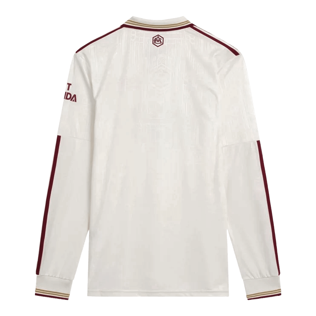 Arsenal Long Sleeve Third Away Soccer Jersey 2025/26 - gojersey
