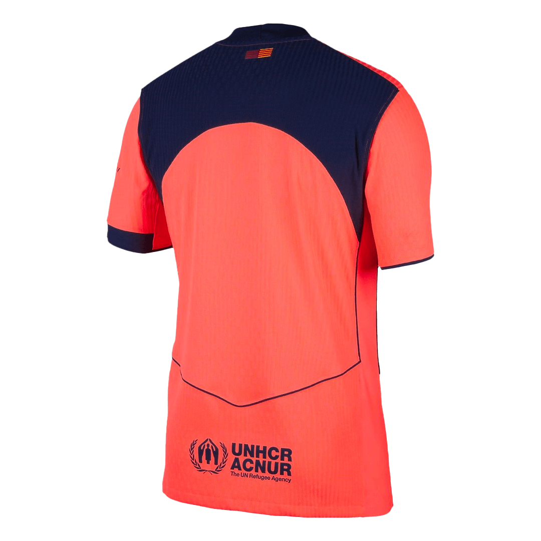 Authentic Barcelona Third Away Soccer Jersey 25/26 Orange - gojersey