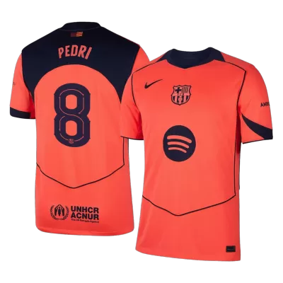 Barcelona PEDRI #8 Third Away Soccer Jersey 2025/26 - UCL Edition - gojersey