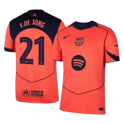 Barcelona F.DE JONG #21 Third Away Soccer Jersey 2025/26 - UCL Edition - gojersey