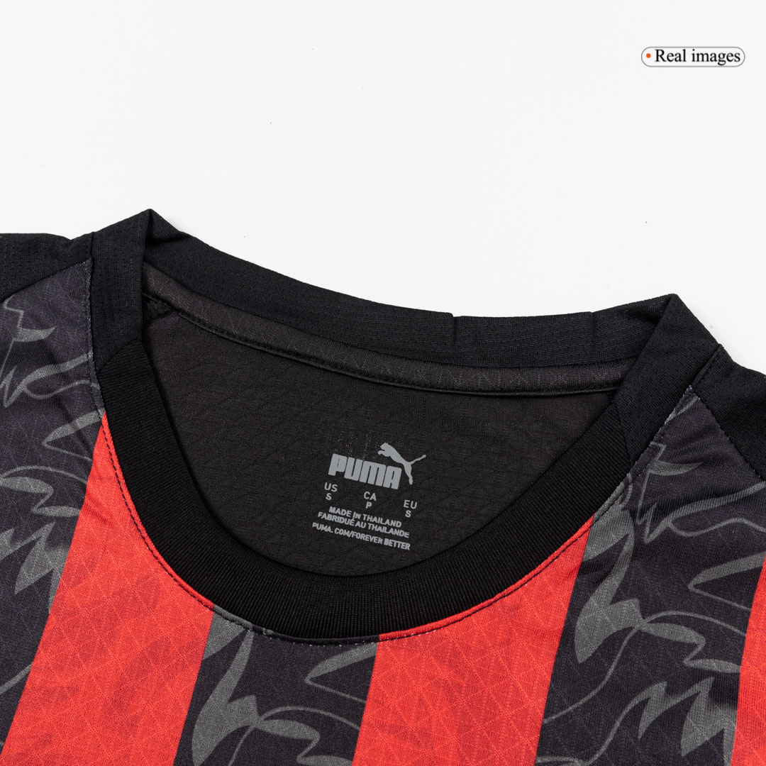 Authentic AC Milan Home Jersey 2025/26 Red&Black - gojersey