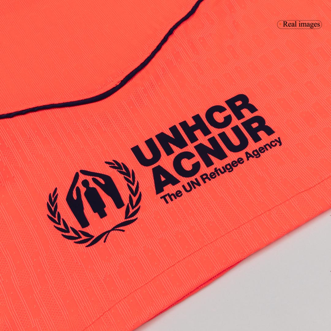 GAVI #6 Authentic Barcelona Third Away Soccer Jersey 25/26 Orange- UCL - gojersey