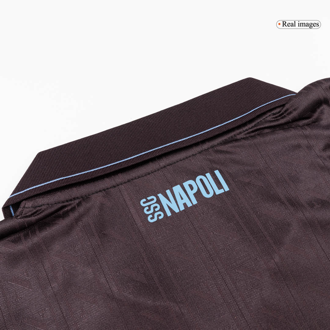 Authentic Napoli Third Away Soccer Jersey 25/26 Black - gojersey