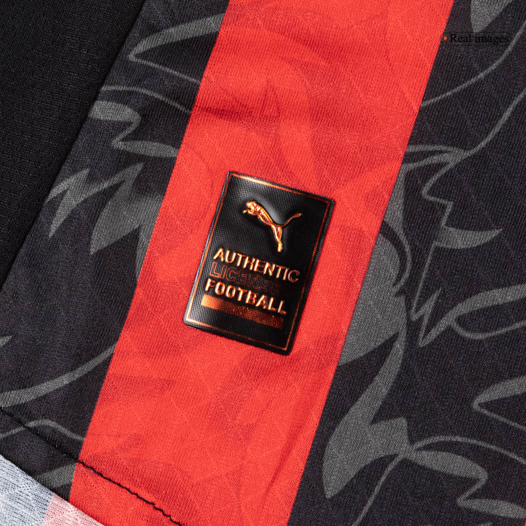 Authentic AC Milan Home Jersey 2025/26 Red&Black - gojersey